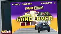 FAKEhub Originals - Horny Latina student needs anal sex from her nerdy black housemate distracted by the Fake Taxi video game